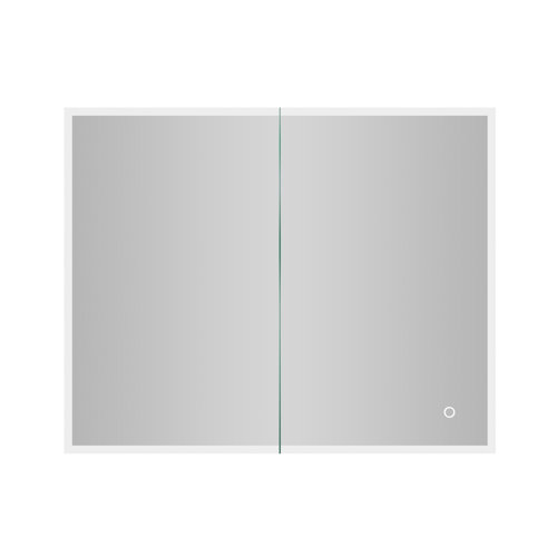 Orren Ellis Mirtle 30'' W 24'' H Frameless Recessed/Surface Mount